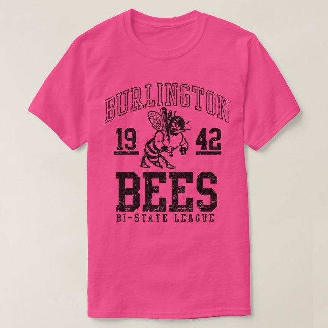 Burlington Bees T-Shirt (Design Front)