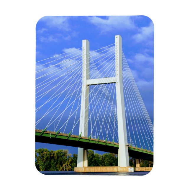 Burlington, Iowa Bridge to IL Magnet (Vertical)