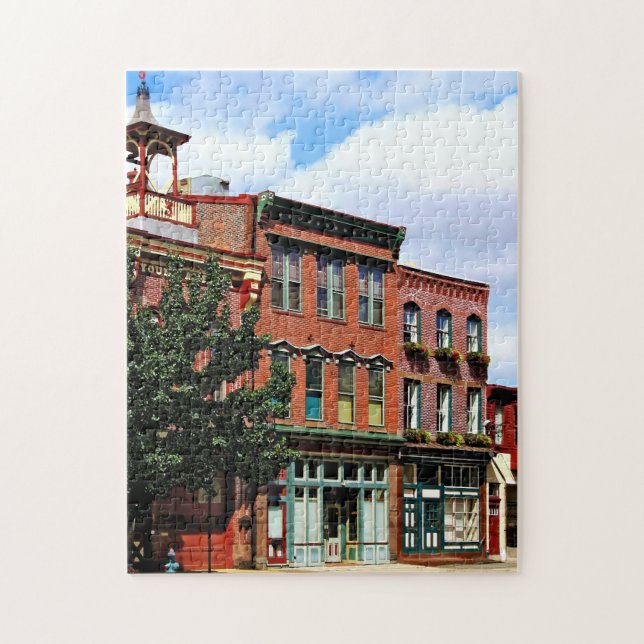 Burlington NJ - Street in Historic District Jigsaw Puzzle (Vertical)