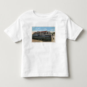 Burlington Railroad Station View Toddler T-Shirt