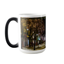 Burlington Vermont Church Street at Christmas-mug