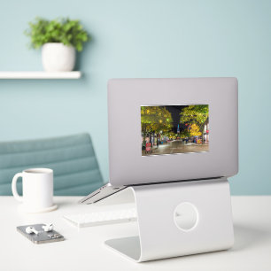 Burlington, Vermont cityscape photograph,