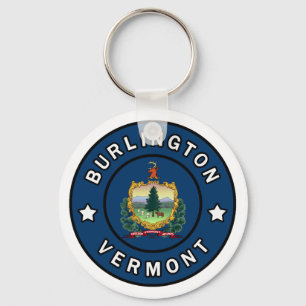 Burlington Vermont Key Ring