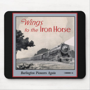Burlington Zephyr Train Mouse Mat
