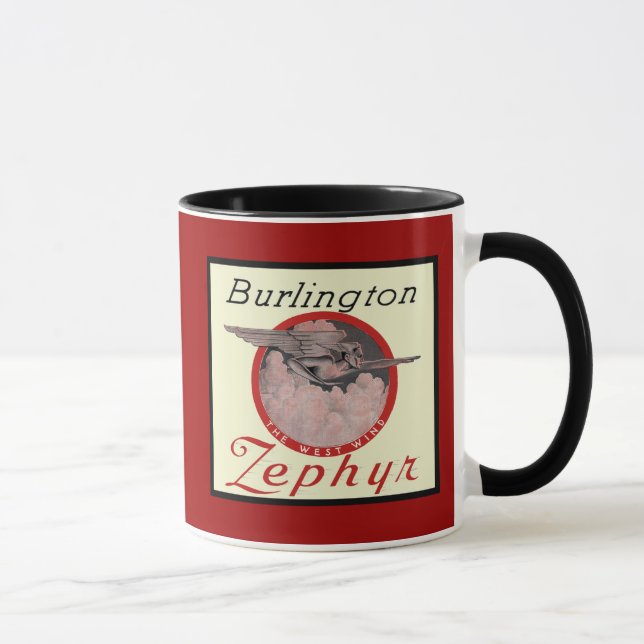 Burlington Zephyr Train Mug (Right)