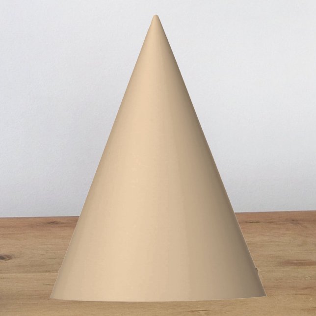 Burly Wood Solid Colour Party Hat (Creator Uploaded)