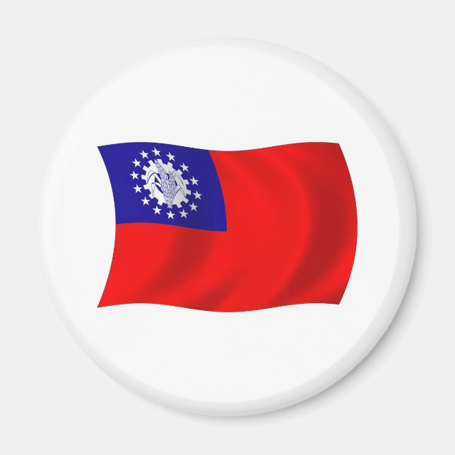 Burma Flag Magnet (Front)