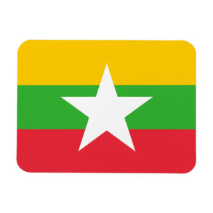 Burma / Myanmar Flag Magnet
