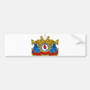 Burma Myanmar Official Coat Of Arms Heraldry Bumper Sticker