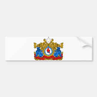 Burma Myanmar Official Coat Of Arms Heraldry Bumper Sticker