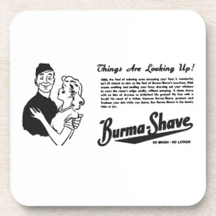 Burma Shave Adoring Eyes         Coaster