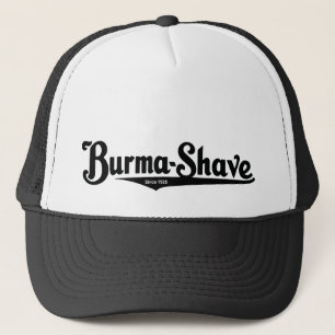 Burma-Shave shaving cream Trucker Hat