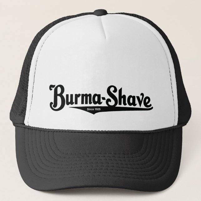 Burma-Shave shaving cream Trucker Hat (Front)