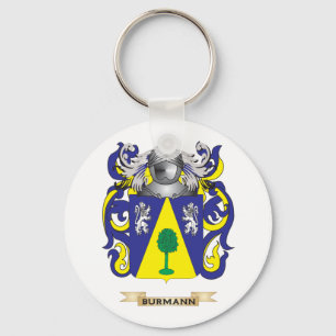 Burmann Coat of Arms (Family Crest) Key Ring