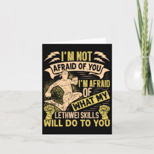 Burmese Boxer Lethwei Instructor Training Myanmar Card