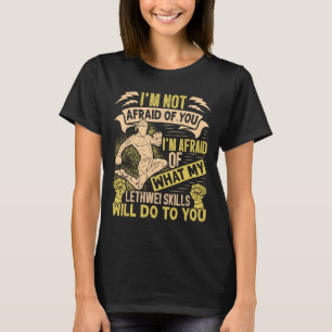 Burmese Boxer Lethwei Instructor Training Myanmar T-Shirt