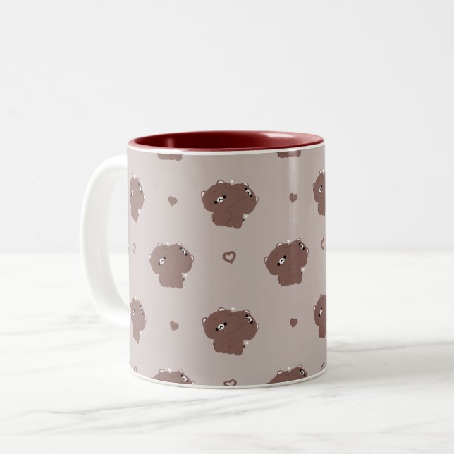 Burmese Cat Couple Mug (Front Left)