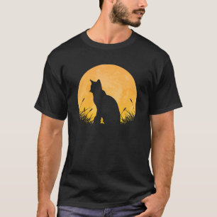 Burmese Easy Halloween Outfit Cat Kitty Moon Costu T-Shirt