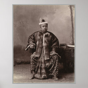 Burmese magistrate, late 19th century poster