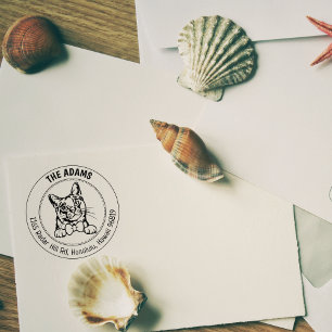 Burmilla Cat Return Address Rubber Stamp