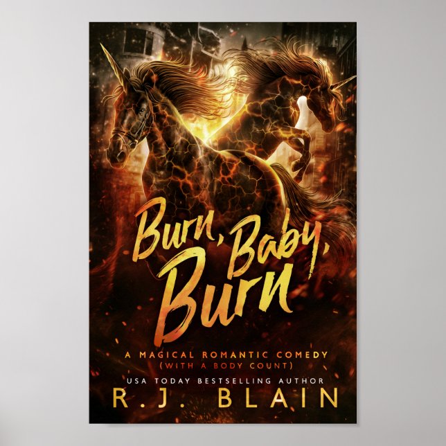 Burn Baby Burn Poster (Front)