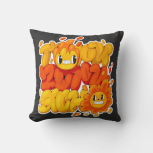 Burn bright, burn clear cushion