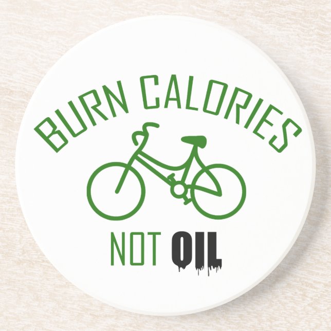 Burn Calories Not Oil Coaster (Front)