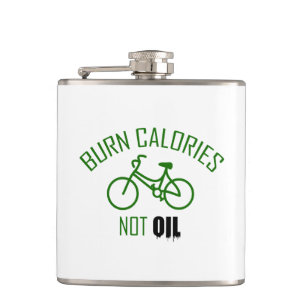 Burn Calories Not Oil Hip Flask