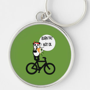 Burn Fat Not Oil Key Ring