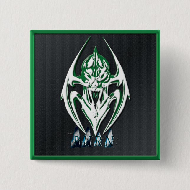 BURN GRAPHIC THEME BUTTON (Front)