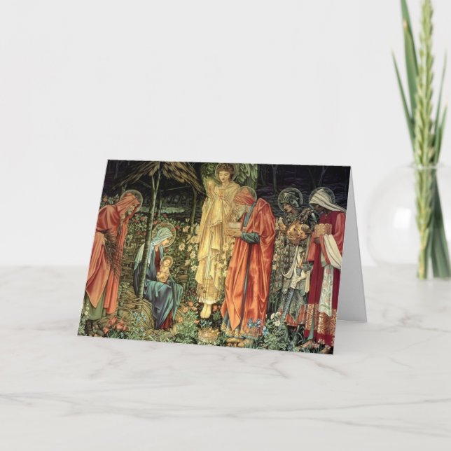 Burne-Jones, Adoration of the Magi Holiday Card (Front)