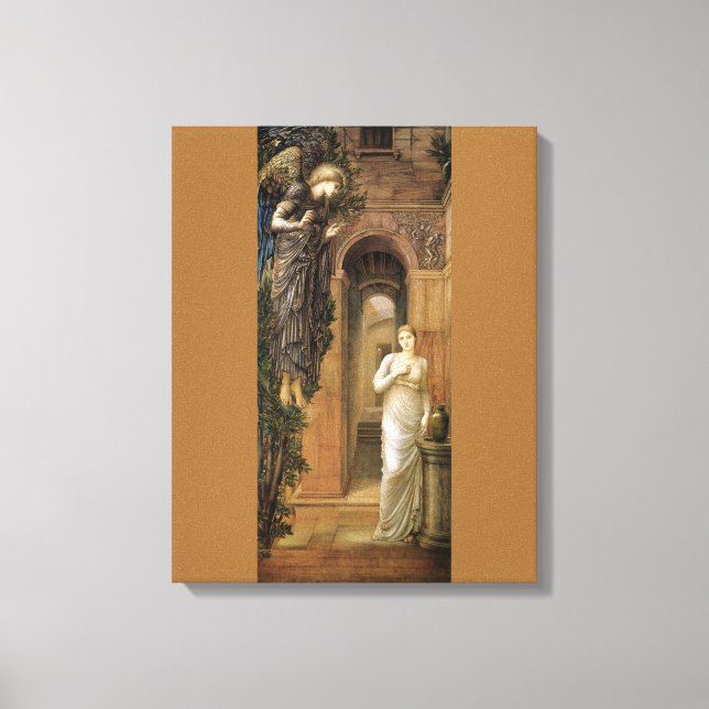Burne-Jones Annunciation CC0435 Angel Canvas Print (Front)