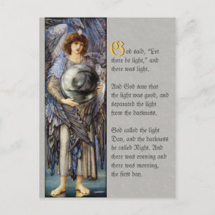 Burne-Jones First day of creation CC0468 Postcard