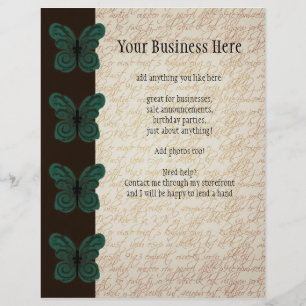 Burned Butterfly Flyer