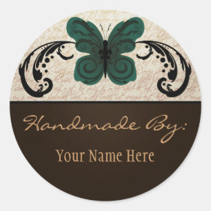 Burned Butterfly Sticker