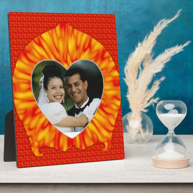 Burned Heart Photo Frame (Side)