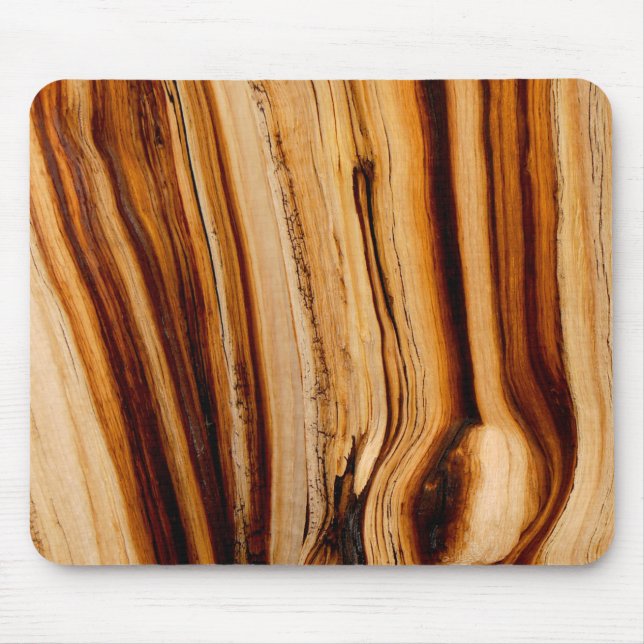 Burned Tree Trunk Texture Mouse Mat (Front)