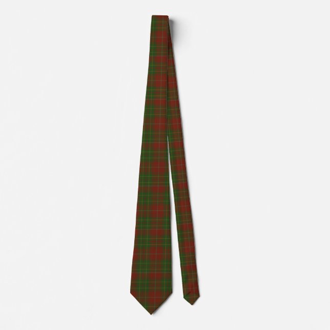 Burnett Clan Tartan Tie (Front)