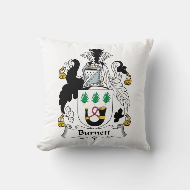 Burnett Family Crest Cushion (Front)