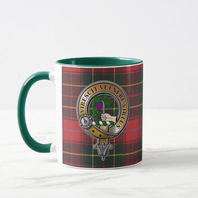 Burnett Tartan & Badge Mug (Left)