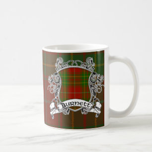 Burnett Tartan Shield Coffee Mug