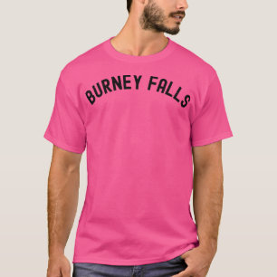 Burney Falls California USA Flag Vintage Cali Bear T-Shirt