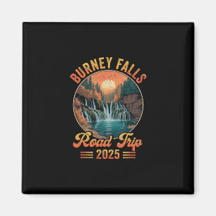 Burney Falls Road Trip 2025 Summer Vacation Family Magnet