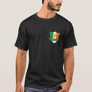 BURNHAM Irish Name Ireland Flag Harp Family T-Shirt