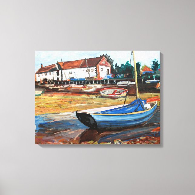 Burnham Overy Staithe Canvas Print (Front)