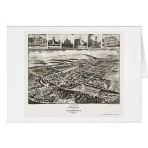 Burnham, PA Panoramic Map - 1906