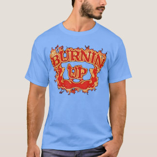 Burnin Up Flames Vintage T-Shirt