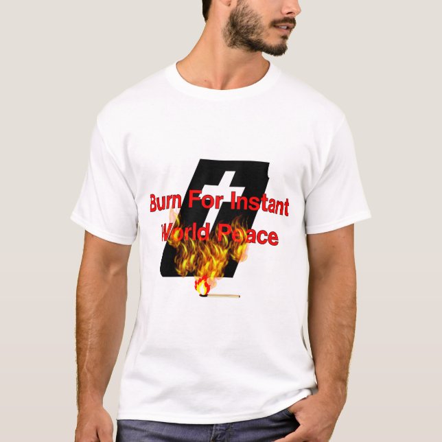 Burning Bible T-Shirt (Front)