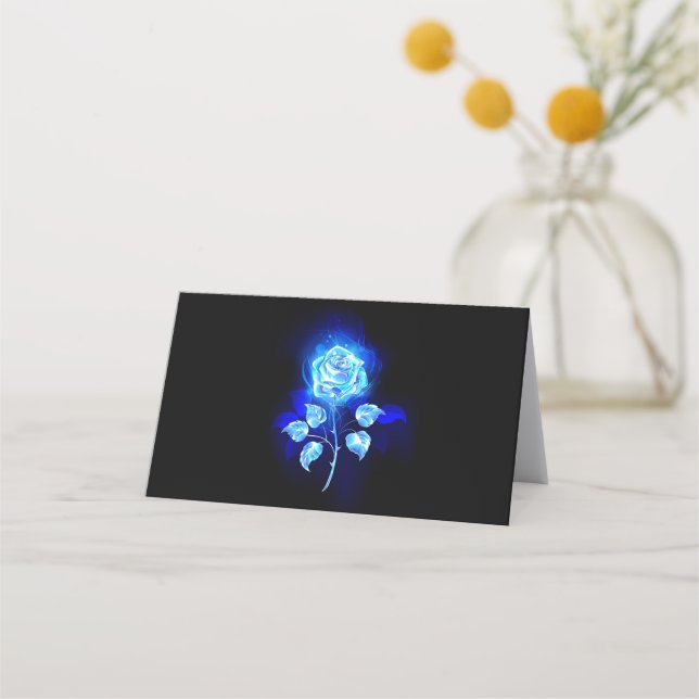 Burning Blue Rose Appointment Card (Front)