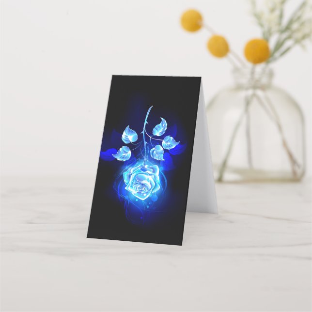 Burning Blue Rose Appointment Card (Back)